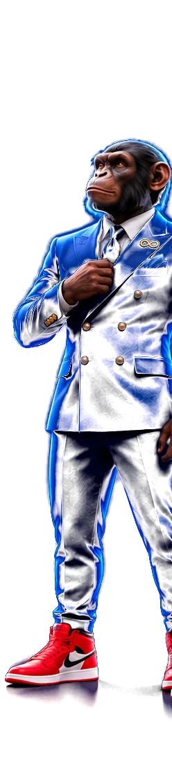 Le Chimpanzé, gardien bleu