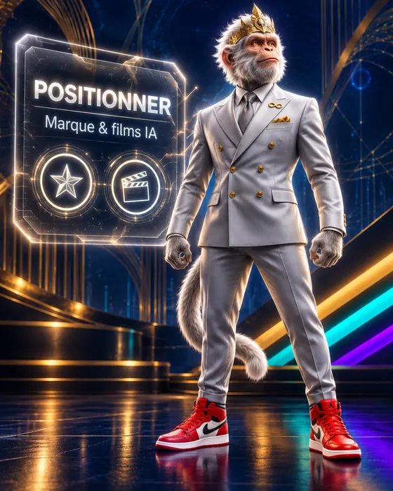 Le Sun Wukong devant son écran holographique Positionner